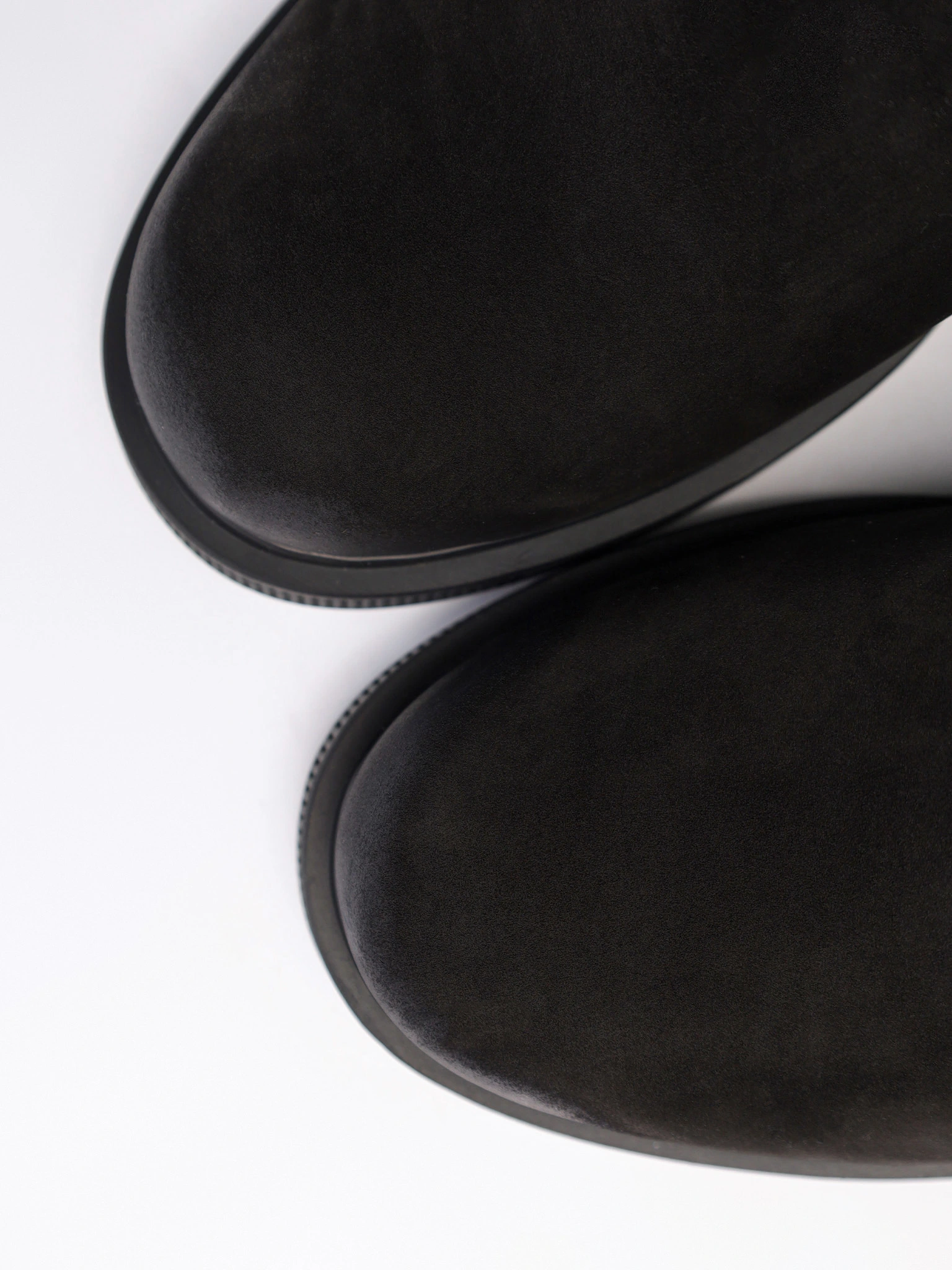 Ботильоны комбинированные черного цвета на высоком каблуке